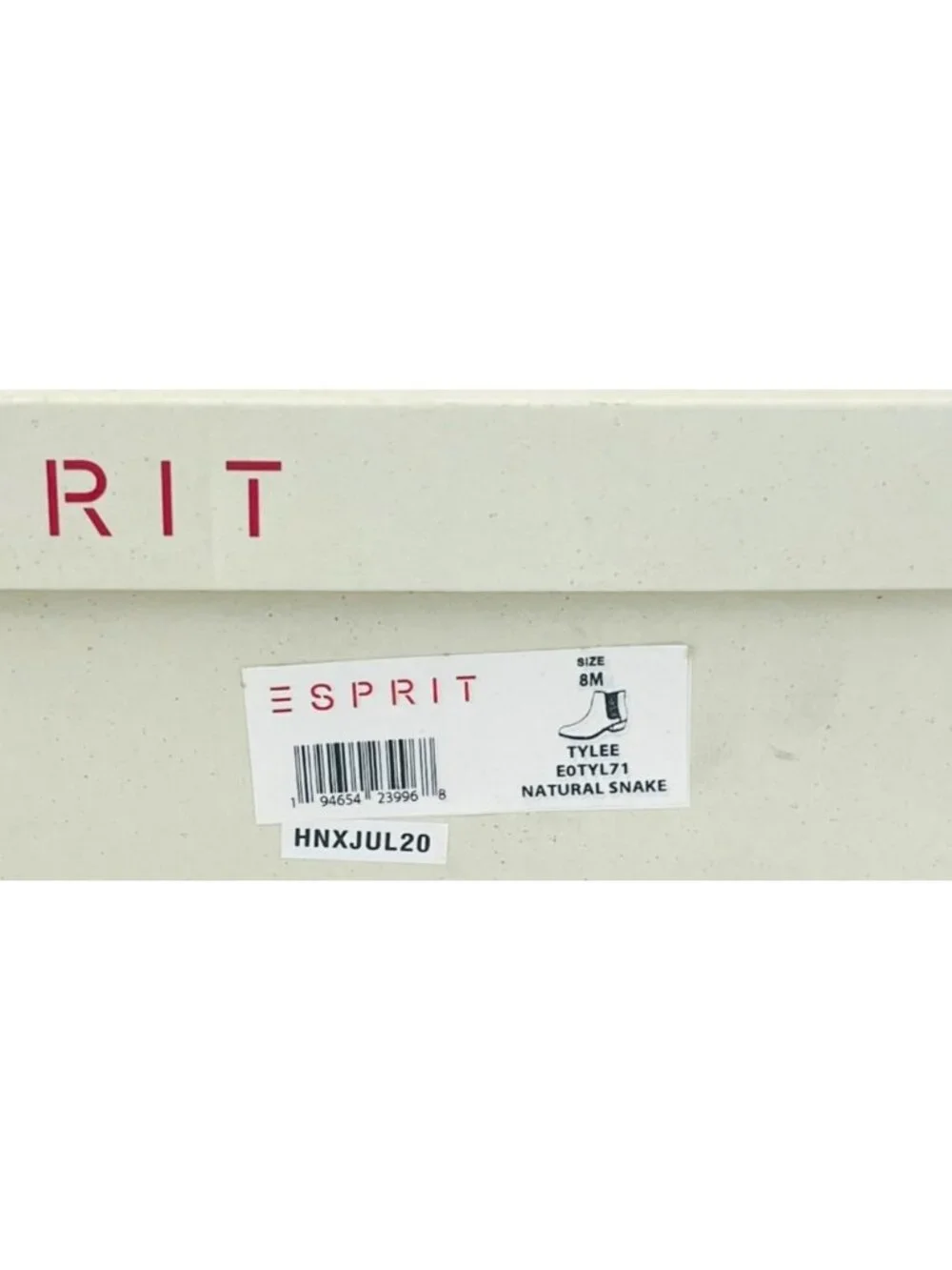Espirit Women’s Tylee Natural Snake Ankle Boots Size 8M - NEW - Picture 6 of 11